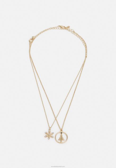 femei Pachet 4 colier auriu Anna Field22842658