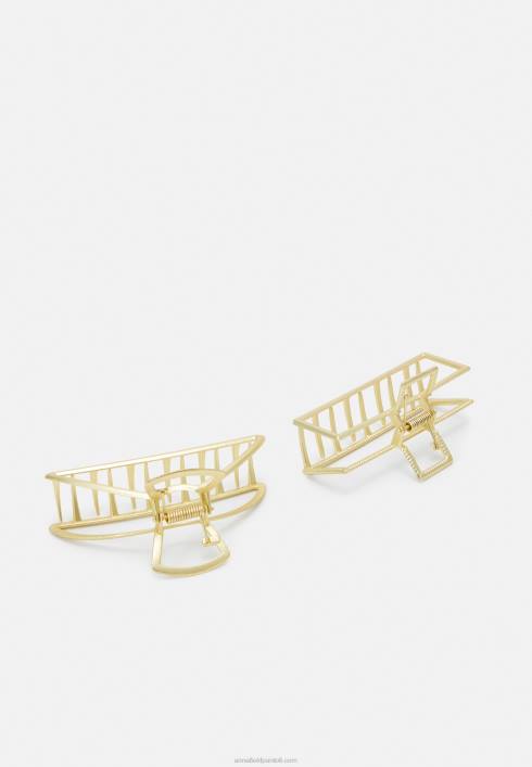 femei Pachet de 2 accesorii pentru coafat auriu Anna Field22842669