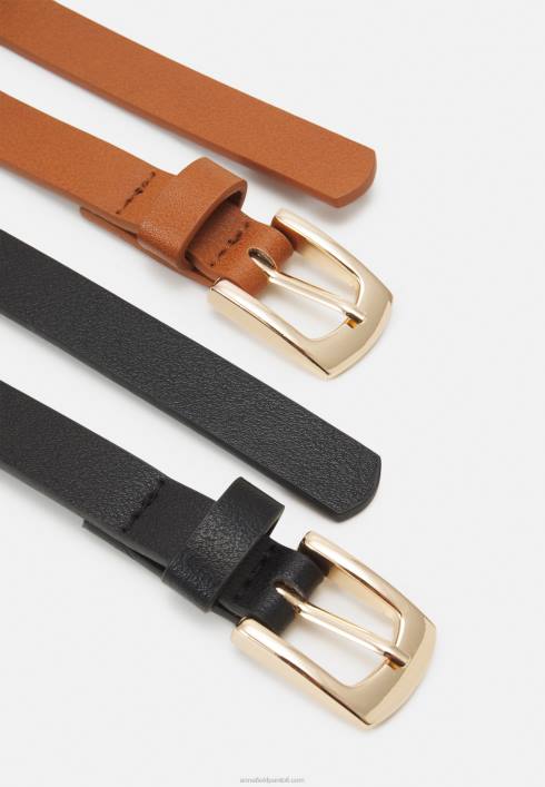 femei Pachet 2 centuri negru/cognac Anna Field22842727