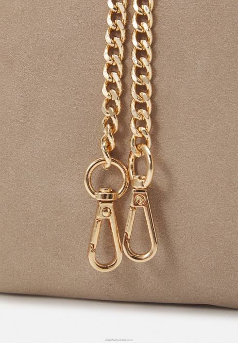 femei clutch din piele taupe Anna Field22842415