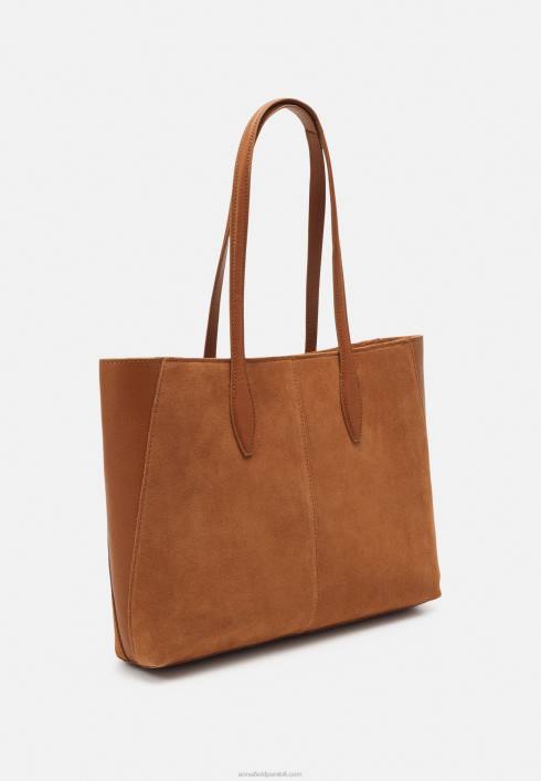 femei geantă tote din piele cognac Anna Field22842464