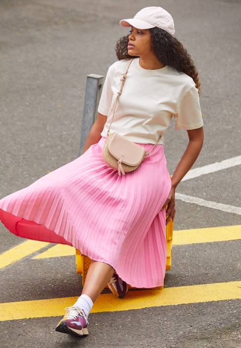 femei geantă transversală bej/roz Anna Field22842503