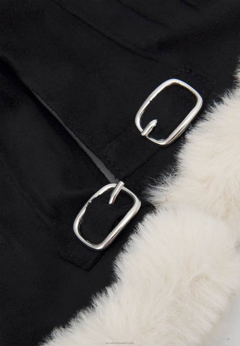 femei mănuși negre/albe Anna Field22842855