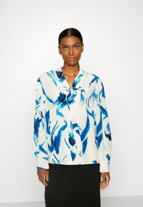 femei bluză cu nasturi albă, albastră Anna Field2284679