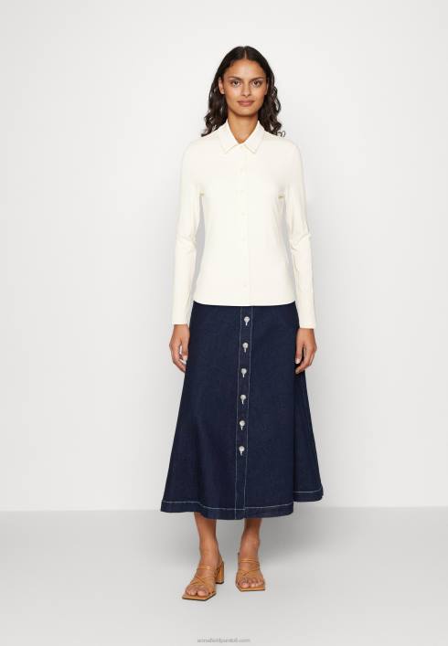 femei bluză cu nasturi de culoare albă Anna Field2284672