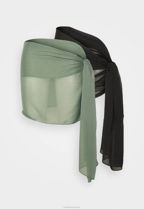 femei Pachet 2 accesorii de plaja kaki/negru Anna Field2284750