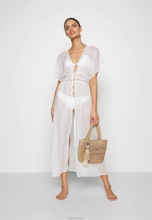 femei acoperire brodata 802 accesoriu plaja negru 001 alb Anna Field2284741