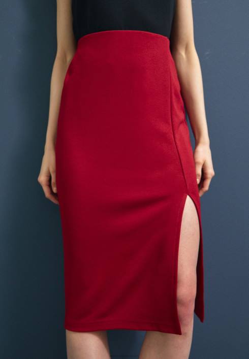 femei fusta creion rosu inchis Anna Field2284806