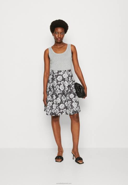 femei fusta plisata negru/alb Anna Field2284777