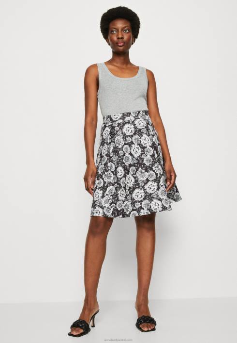 femei fusta plisata negru/alb Anna Field2284777