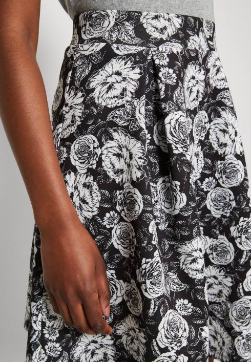 femei fusta plisata negru/alb Anna Field2284777