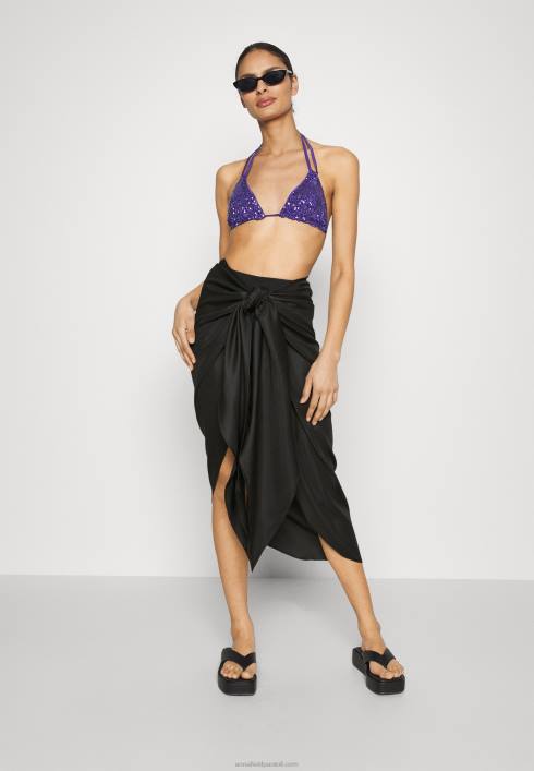 femei geo print sarong 917 fustă plină multicoloră 802 negru Anna Field2284815