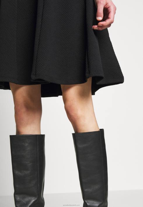 femei mini fustă a linie de bază fustă mini neagră Anna Field2284791