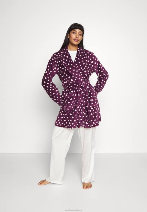 femei halat rosu inchis/bej Anna Field22841091