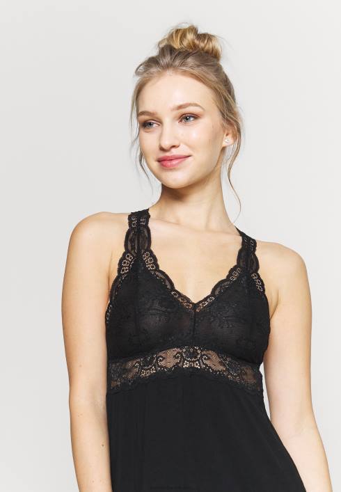 femei rochie anna vascoza camis de noapte neagra Anna Field22841049