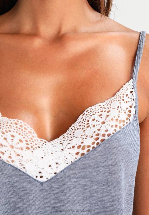 femei set set pijama alb murdar/albastru închis Anna Field22841060