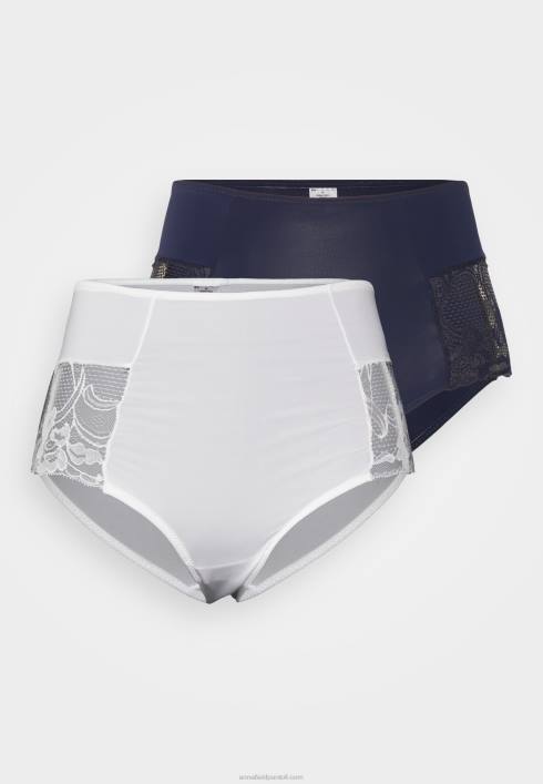 femei Pachet 2 slip albastru închis/alb Anna Field22841002