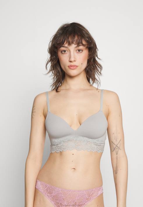 femei Pachet 2 sutien triunghi gri/roz Anna Field2284924