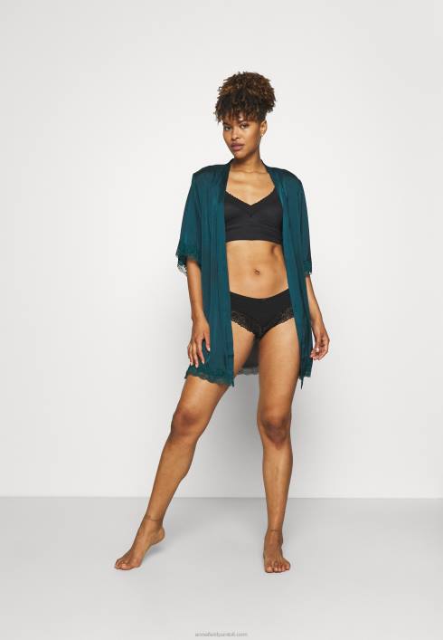 femei Pachet 5 slip din bumbac și dantelă negru Anna Field2284954