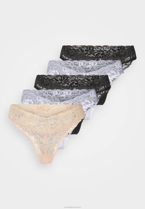 femei Pachet 5 tanga schwarz/wei/nud Anna Field2284961