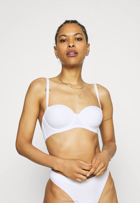 femei Pachet de 2 sutien fără bretele alb/nud Anna Field2284925