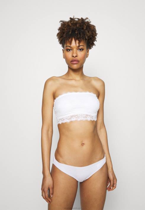 femei Slip brazilian din bumbac și dantelă de 7 pp roz/alb/negru Anna Field2284953