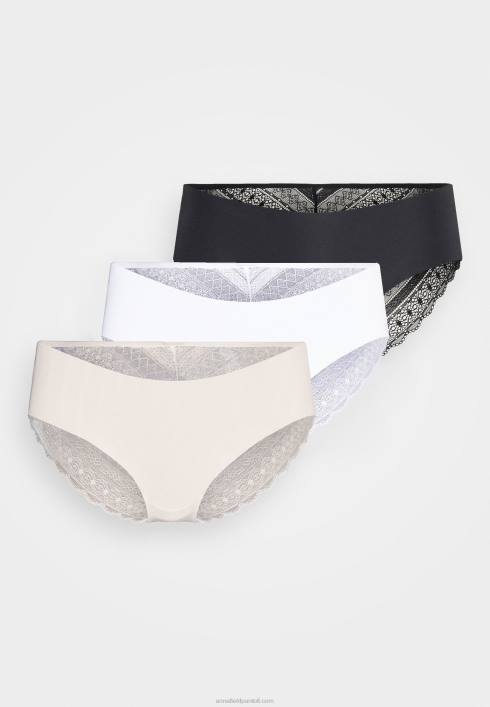 femei slip scurt 3pp negru/nud/alb Anna Field2284992