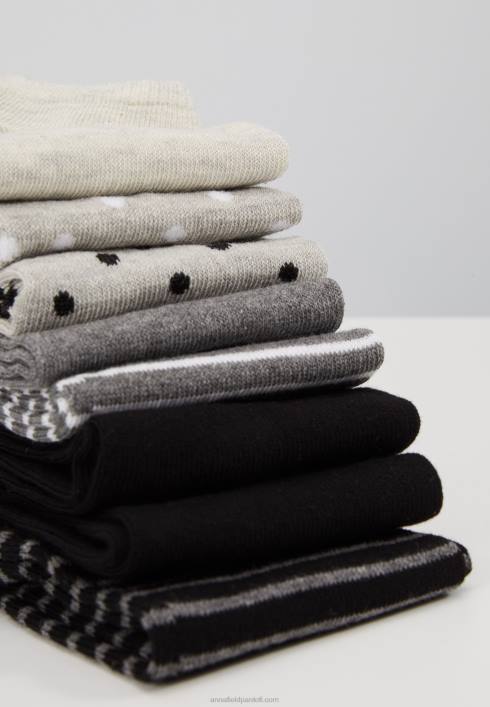 femei 8pp șosete cu dungi gri Anna Field22841144