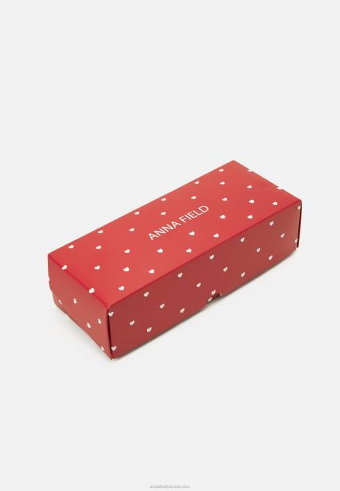 femei Pachet 5 șosete alb/roșu Anna Field22841130