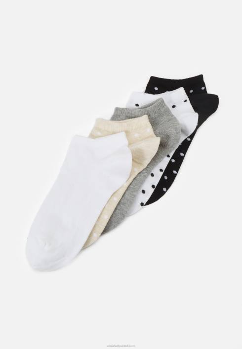 femei Pachet 5 șosete gri/alb/negru Anna Field22841137