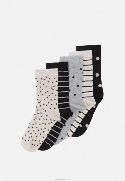 femei Pachet 5 șosete gri/negru Anna Field22841142