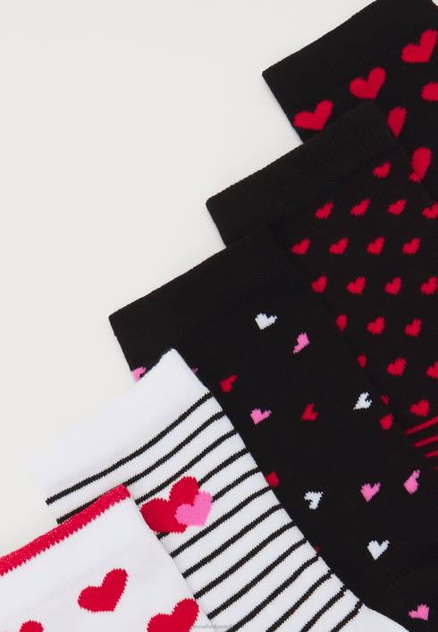 femei Pachet 5 șosete negru/alb Anna Field22841140