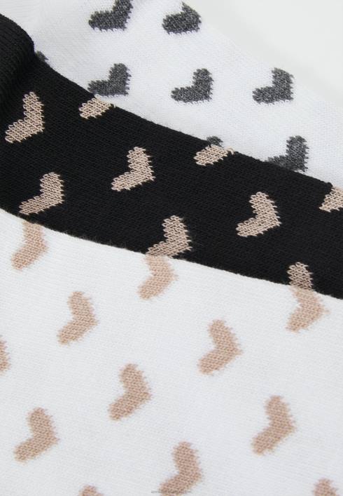 femei Pachet 8 șosete alb/gri Anna Field22841134