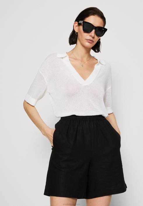 femei pantaloni scurți din amestec de in negru Anna Field2284858