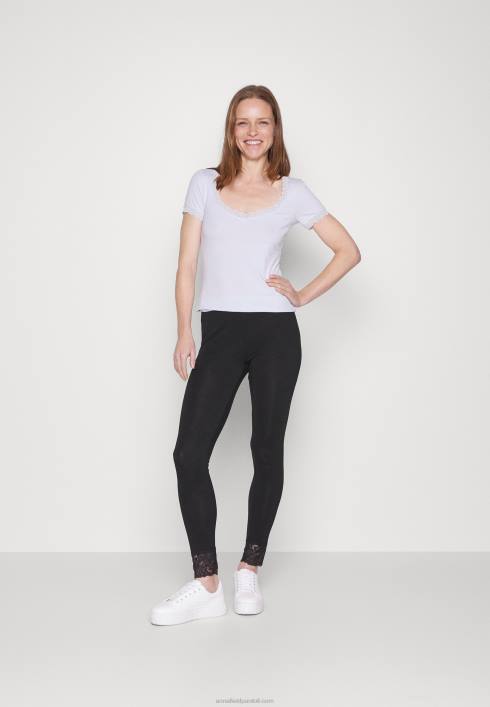 femei Pachet 2 pantaloni leggings negru/albastru închis Anna Field2284657