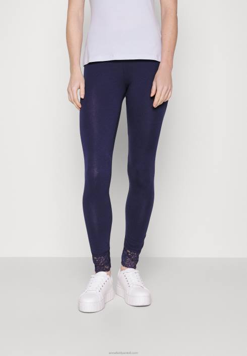 femei Pachet 2 pantaloni leggings negru/albastru închis Anna Field2284657
