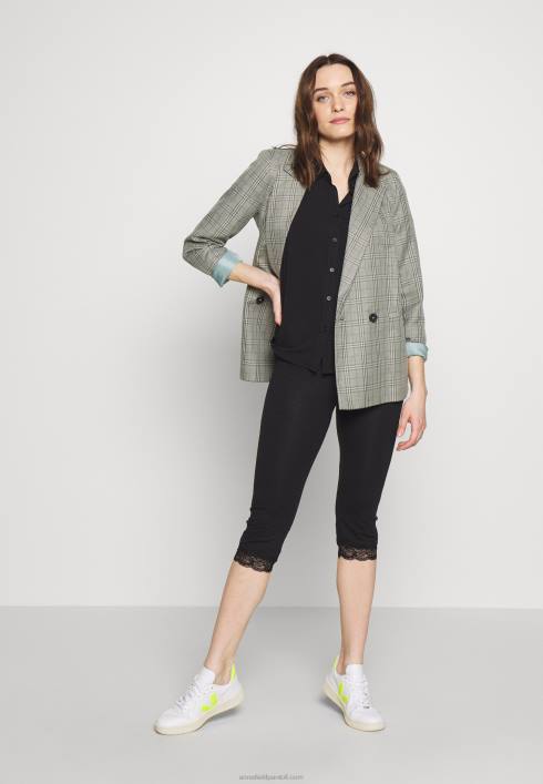 femei leggings capri cu jambiere din dantela pantaloni negri Anna Field2284655