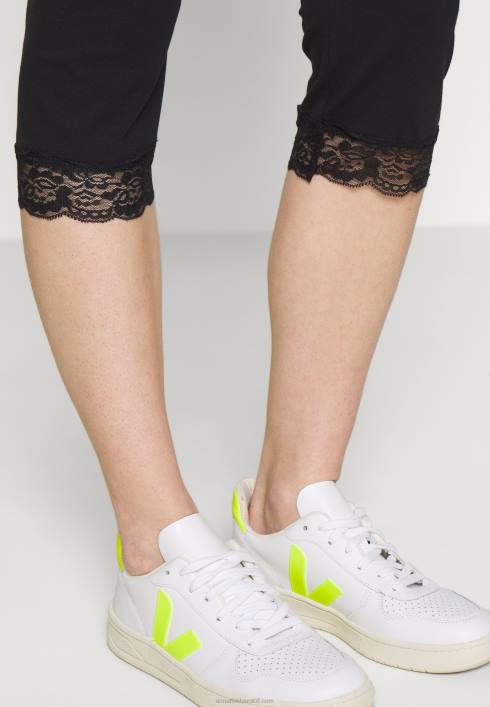 femei leggings capri cu jambiere din dantela pantaloni negri Anna Field2284655