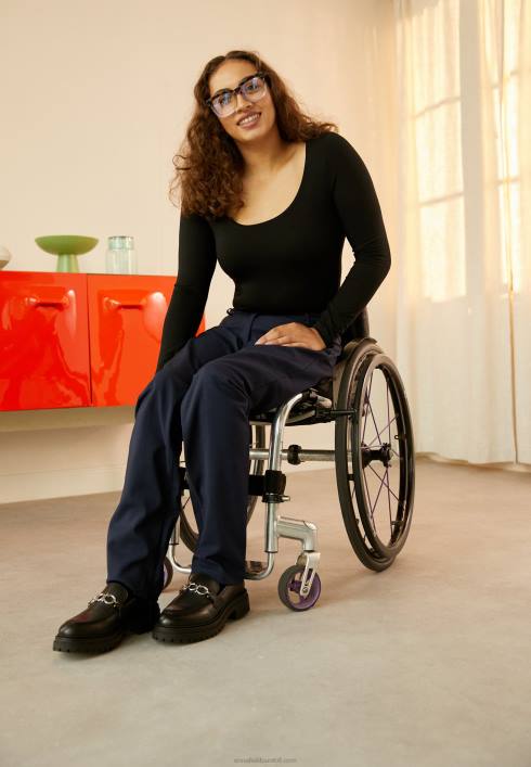 femei pantaloni albastru închis Anna Field2284647