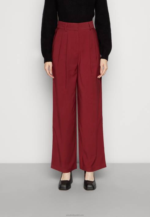 femei pantaloni bordeaux Anna Field2284606