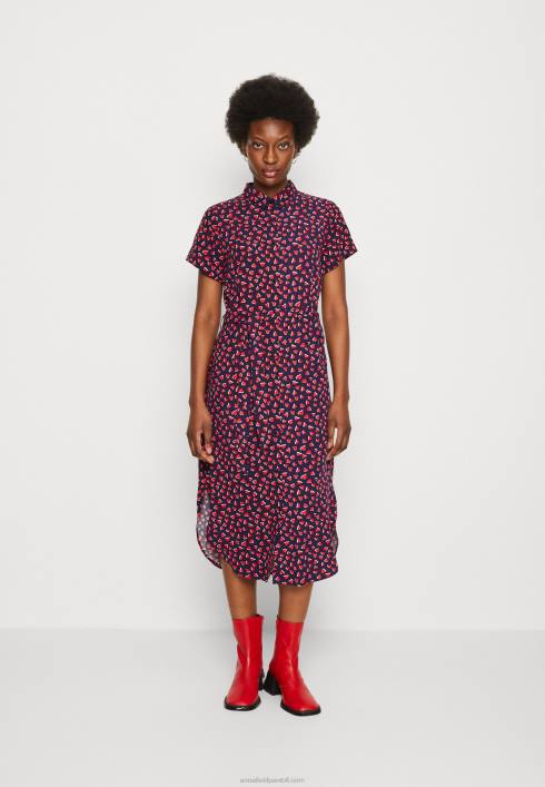 femei rochie camasa albastru inchis/rosu Anna Field228491