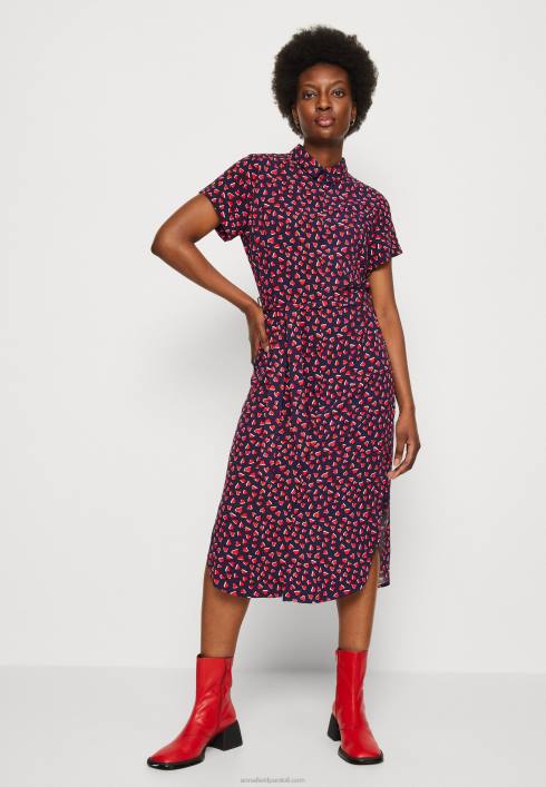 femei rochie camasa albastru inchis/rosu Anna Field228491