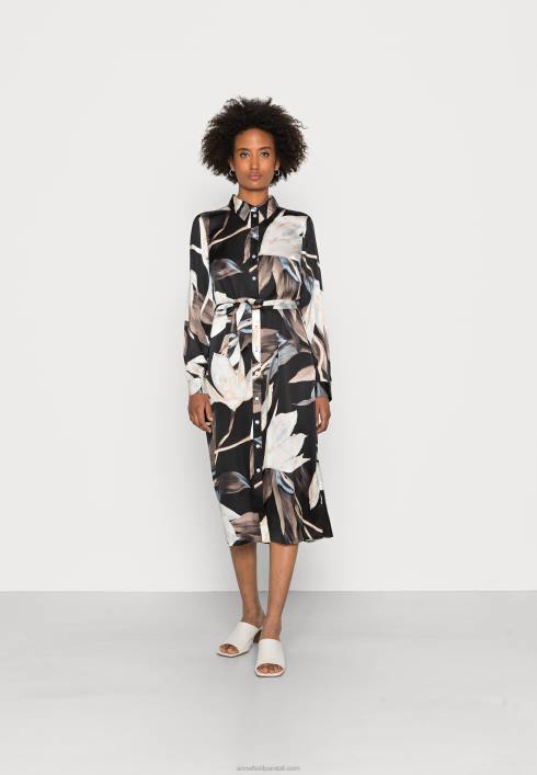 femei rochie camasa neagra/multicolora Anna Field228493