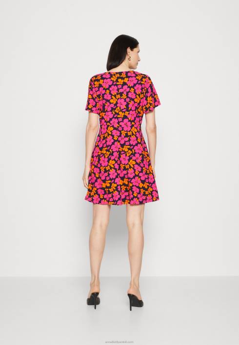 femei rochie camasa roz/portocaliu Anna Field228490