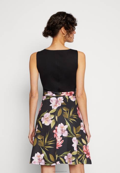 femei rochie de zi neagra/neagra/roz Anna Field228415