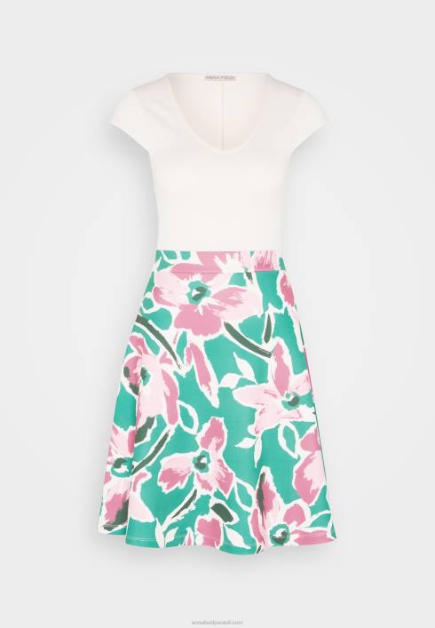 femei rochie din denim alb/verde/roz Anna Field228468