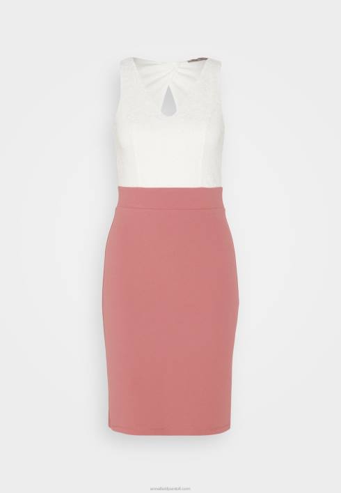 femei rochie din jerse alb/roz Anna Field228436