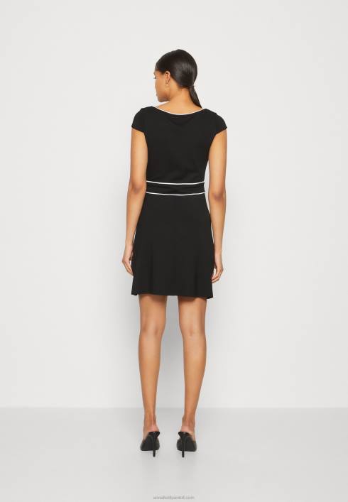 femei rochie din jerse negru/alb Anna Field2284113