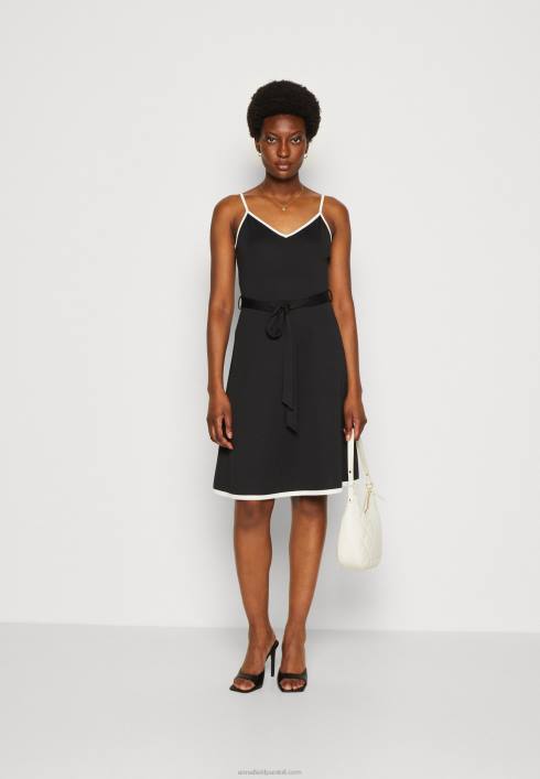 femei rochie din jerse negru/alb Anna Field2284115