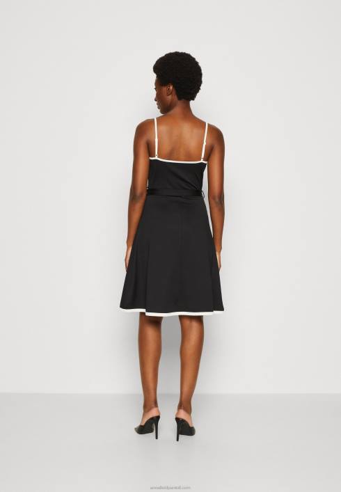 femei rochie din jerse negru/alb Anna Field2284115